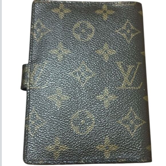 Louis Vuitton Black and Gold Monogram Wallet - Picture 2 of 9